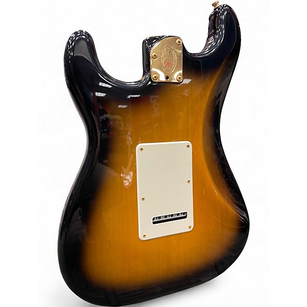Used Fender 50TH ANNIVERSARY AMERICAN DELUXE STRATOCASTER 3 Tone Sunburst Solid Body Electric Guitar