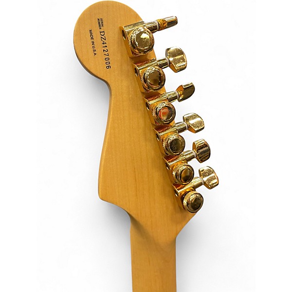 Used Fender 50TH ANNIVERSARY AMERICAN DELUXE STRATOCASTER 3 Tone Sunburst Solid Body Electric Guitar