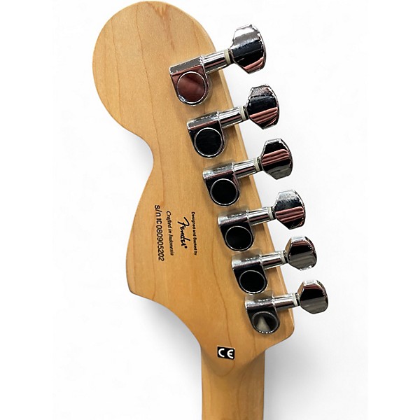 Used Squier Standard Stratocaster Black Solid Body Electric Guitar