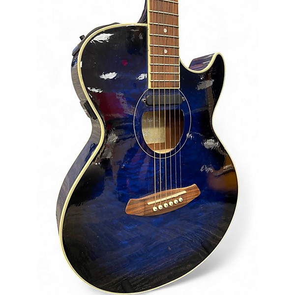 Used Bennett 202 Blue Onyx Acoustic Electric Guitar