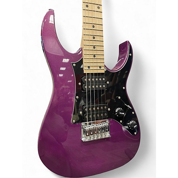 Used Ibanez GDTM21 Mikro Purple Solid Body Electric Guitar