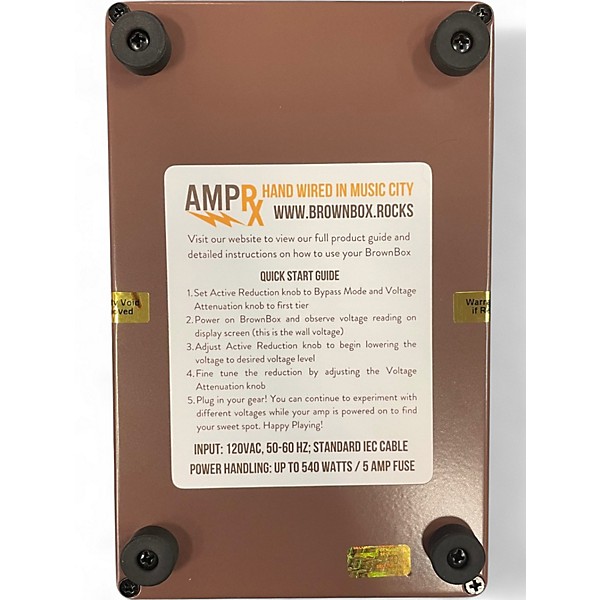 Used BrownBox by AmpRx Brown Box Power Attenuator