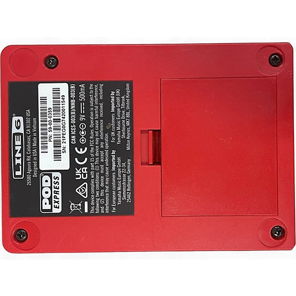 Used Line 6 Pocket Pod Express Amp Modeler Effect Processor