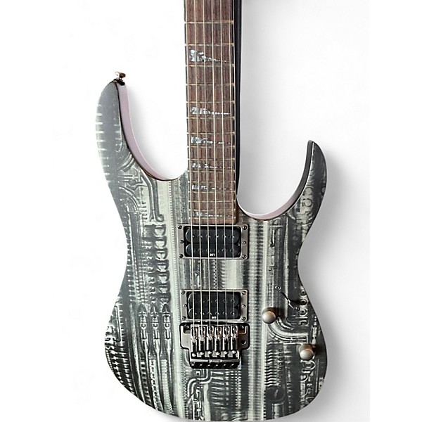 Used Ibanez RGTHRG1 H.R. Giger Limited Edition Standard Alien Solid Body Electric Guitar