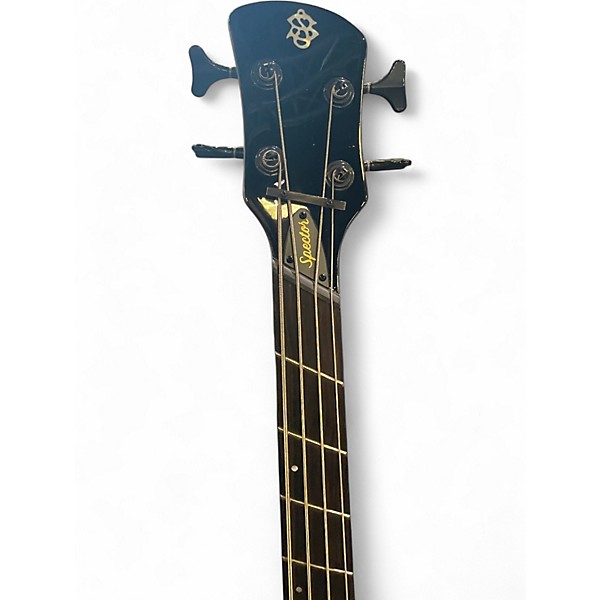 Used Spector NS Dimension Metallic Silver Electric Bass Guitar