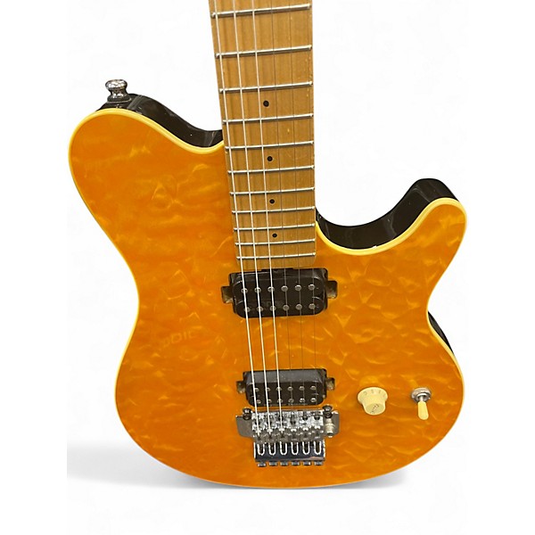 Used Sterling by Music Man AX40 Tiger Eye Solid Body Electric Guitar
