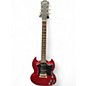 Used Epiphone SG Classic P-90 Satin Red Solid Body Electric Guitar thumbnail