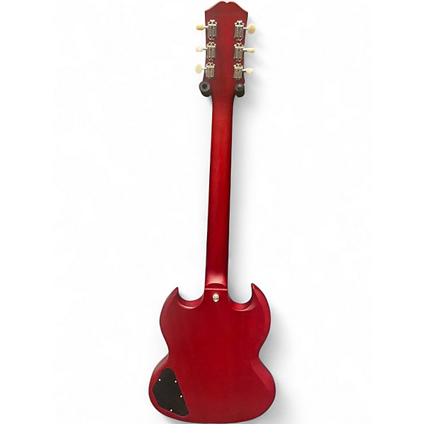 Used Epiphone SG Classic P-90 Satin Red Solid Body Electric Guitar
