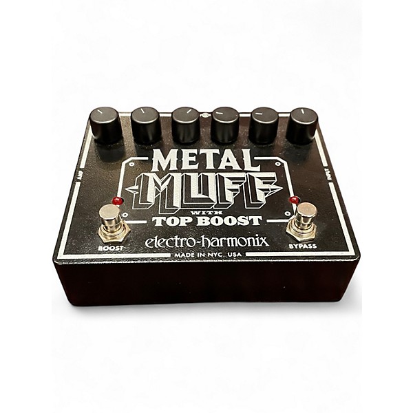 Used Electro-Harmonix Metal Muff Distortion With Top Boost Effect Pedal