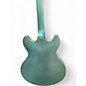 Used D'Angelico Premier Series DC Teal Hollow Body Electric Guitar