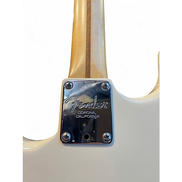 Used Fender American Professional Stratocaster HH Shawbucker Olympic White Solid Body Electric Guitar