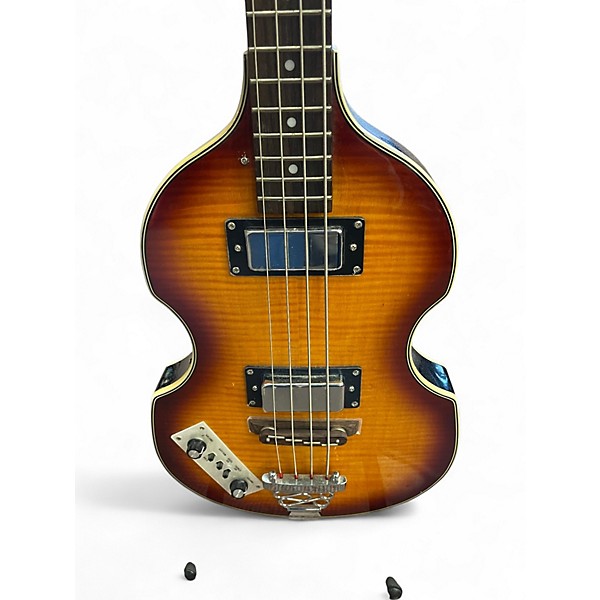 Used 2006 Rogue VB-100LH Vintage Sunburst Electric Bass Guitar