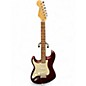 Used 2006 Fender Standard Stratocaster Left Handed Midnight Wine Electric Guitar thumbnail