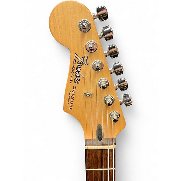 Used 2006 Fender Standard Stratocaster Left Handed Midnight Wine Electric Guitar