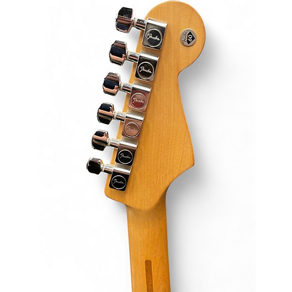 Used 2006 Fender Standard Stratocaster Left Handed Midnight Wine Electric Guitar