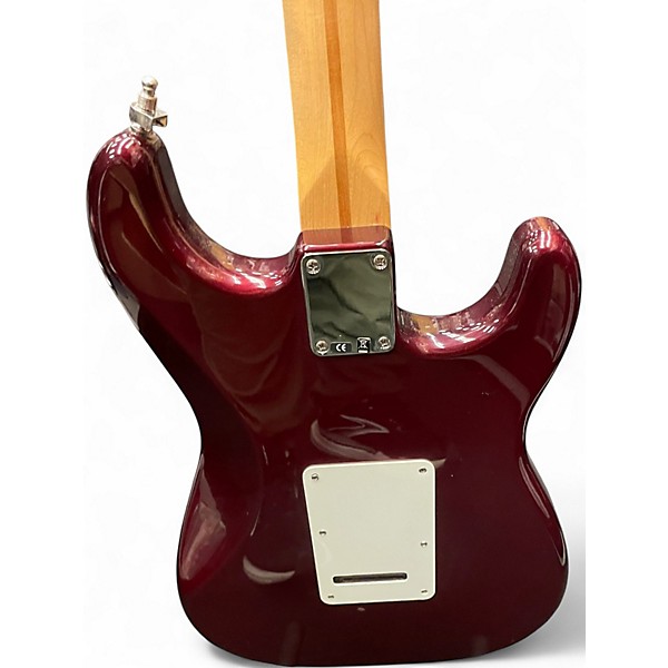 Used 2006 Fender Standard Stratocaster Left Handed Midnight Wine Electric Guitar