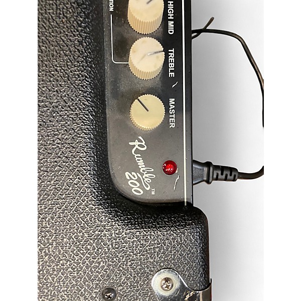 Used Fender RUMBLE 200 Bass Combo Amp