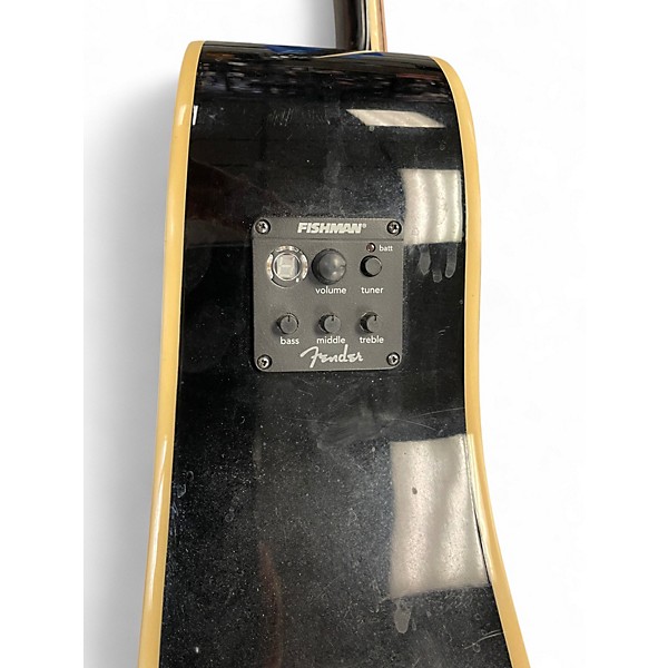 Used Fender T Bucket 300CE Black Acoustic Electric Guitar