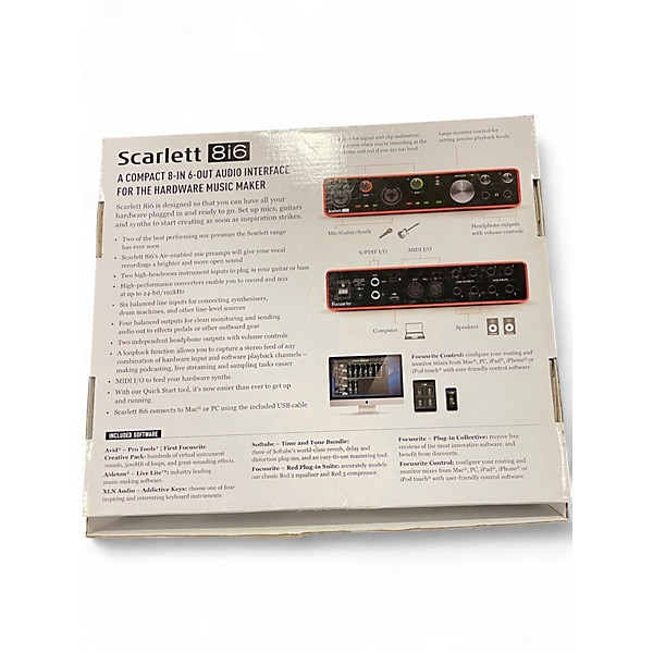 Used Focusrite Scarlett 8i6 Gen 3 Audio Interface