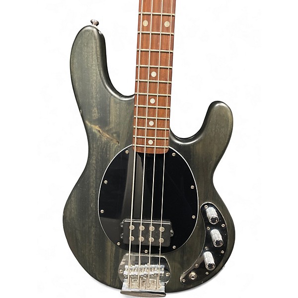 Used Sterling by Music Man Ray4 TRANSPARENT BLACK Electric Bass Guitar