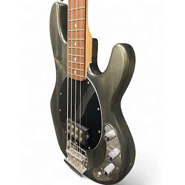Used Sterling by Music Man Ray4 TRANSPARENT BLACK Electric Bass Guitar