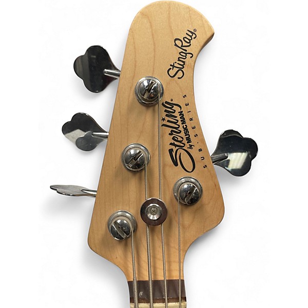Used Sterling by Music Man Ray4 TRANSPARENT BLACK Electric Bass Guitar