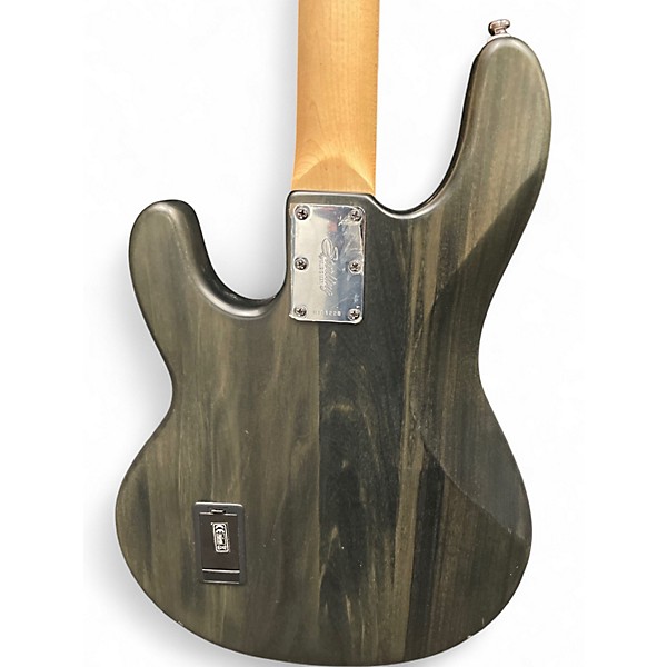 Used Sterling by Music Man Ray4 TRANSPARENT BLACK Electric Bass Guitar