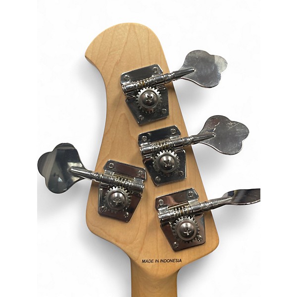 Used Sterling by Music Man Ray4 TRANSPARENT BLACK Electric Bass Guitar