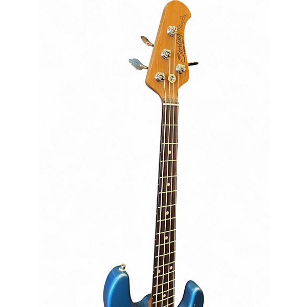Used Sterling by Music Man StingRay Short-Scale Toluca Lake Blue Electric Bass Guitar