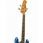 Used Sterling by Music Man StingRay Short-Scale Toluca Lake Blue Electric Bass Guitar
