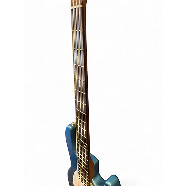 Used Sterling by Music Man StingRay Short-Scale Toluca Lake Blue Electric Bass Guitar