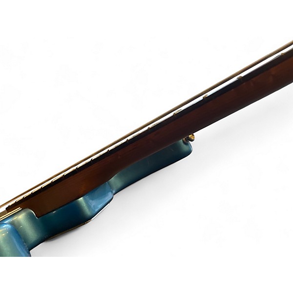 Used Sterling by Music Man StingRay Short-Scale Toluca Lake Blue Electric Bass Guitar