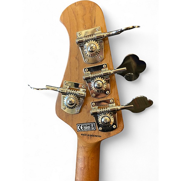 Used Sterling by Music Man StingRay Short-Scale Toluca Lake Blue Electric Bass Guitar