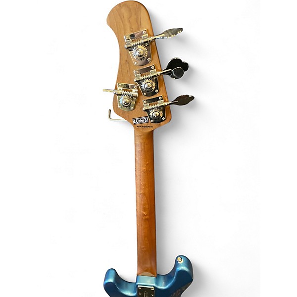 Used Sterling by Music Man StingRay Short-Scale Toluca Lake Blue Electric Bass Guitar