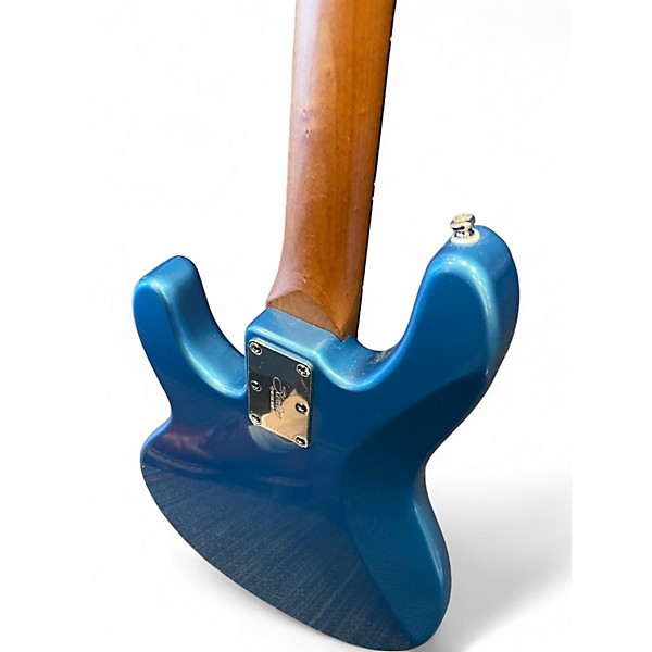Used Sterling by Music Man StingRay Short-Scale Toluca Lake Blue Electric Bass Guitar