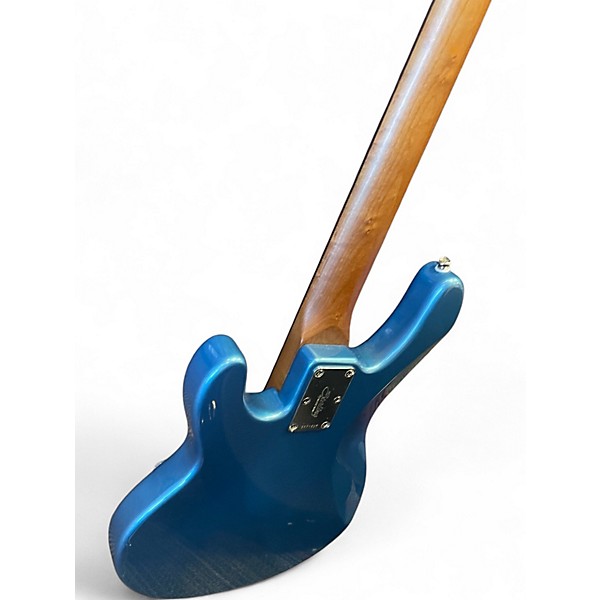 Used Sterling by Music Man StingRay Short-Scale Toluca Lake Blue Electric Bass Guitar