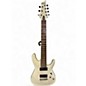 Used Schecter Guitar Research Demon 7 String White Solid Body Electric Guitar thumbnail