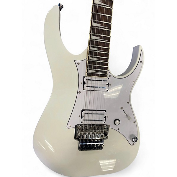 Used Ibanez RG450EXB Arctic White Solid Body Electric Guitar