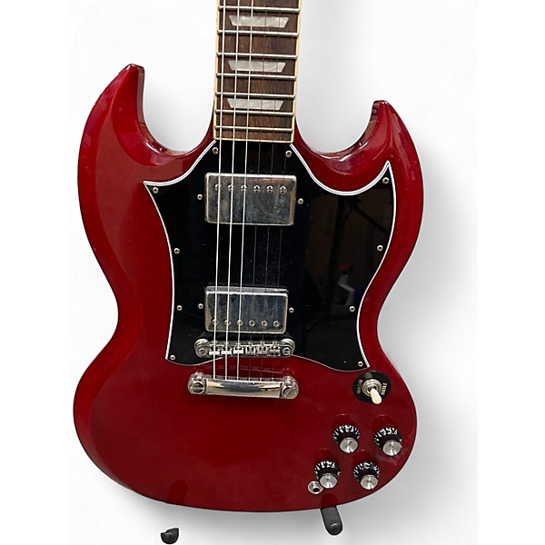 Used 2023 Epiphone SG Standard Cherry Solid Body Electric Guitar
