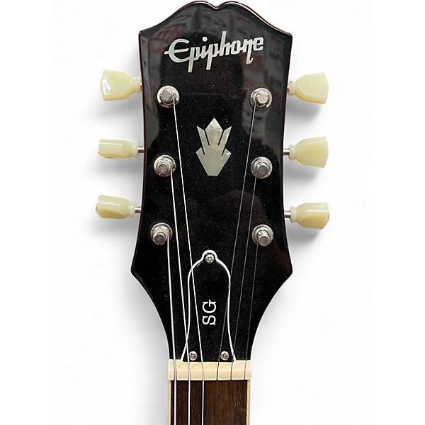 Used 2023 Epiphone SG Standard Cherry Solid Body Electric Guitar