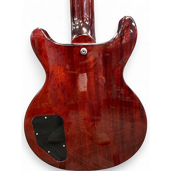Used Epiphone LES PAUL SPC DOUBLE CUT FIGURED TOP BOURBON BURST Solid Body Electric Guitar