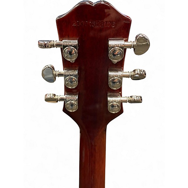 Used Epiphone LES PAUL SPC DOUBLE CUT FIGURED TOP BOURBON BURST Solid Body Electric Guitar
