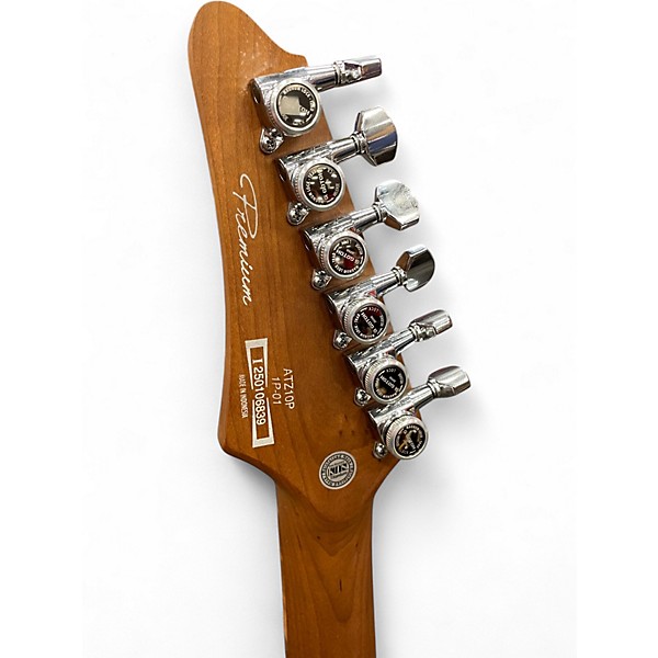 Used Ibanez ATZ10P 2 Tone Sunburst Solid Body Electric Guitar