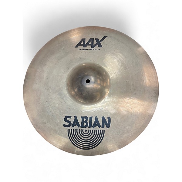 Used SABIAN 18in AAX Xplosion Crash Cymbal