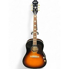Used Epiphone EJ160E Tobacco Burst Acoustic Electric Guitar