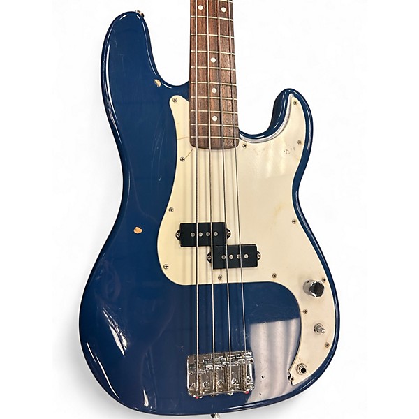 Used Squier P Bass Baltic Blue Electric Bass Guitar