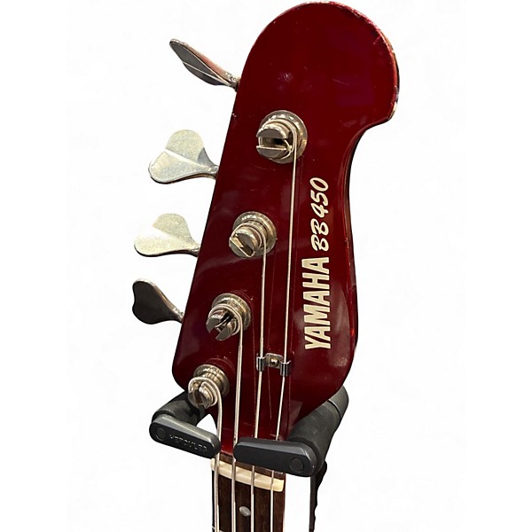 Used Yamaha BB450 Candy Apple Red Electric Bass Guitar