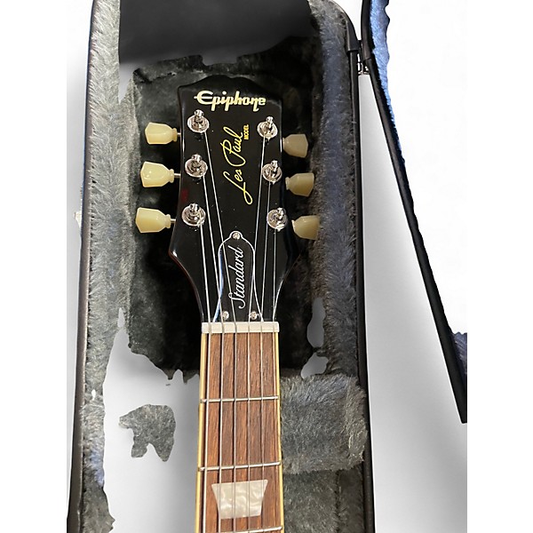 Used Epiphone Les Paul Standard Gold Top Solid Body Electric Guitar