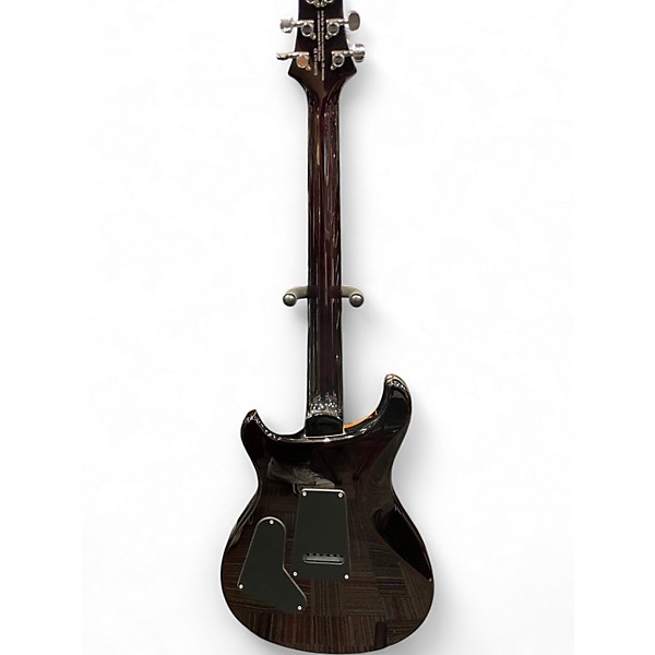 Used PRS SE Custom 24 Black Gold Sunburst Solid Body Electric Guitar