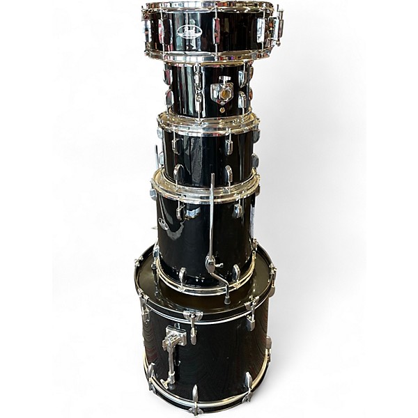 Used Pearl 5 Piece Roadshow Black Drum Kit